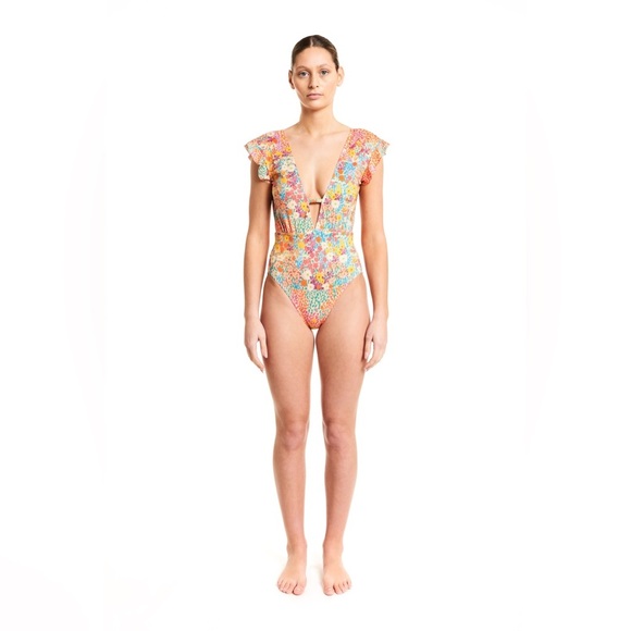 BETH RICHARDS X ROOPA SOPHIA ONE PIECE - PINK GARDEN - Picture 3 of 7